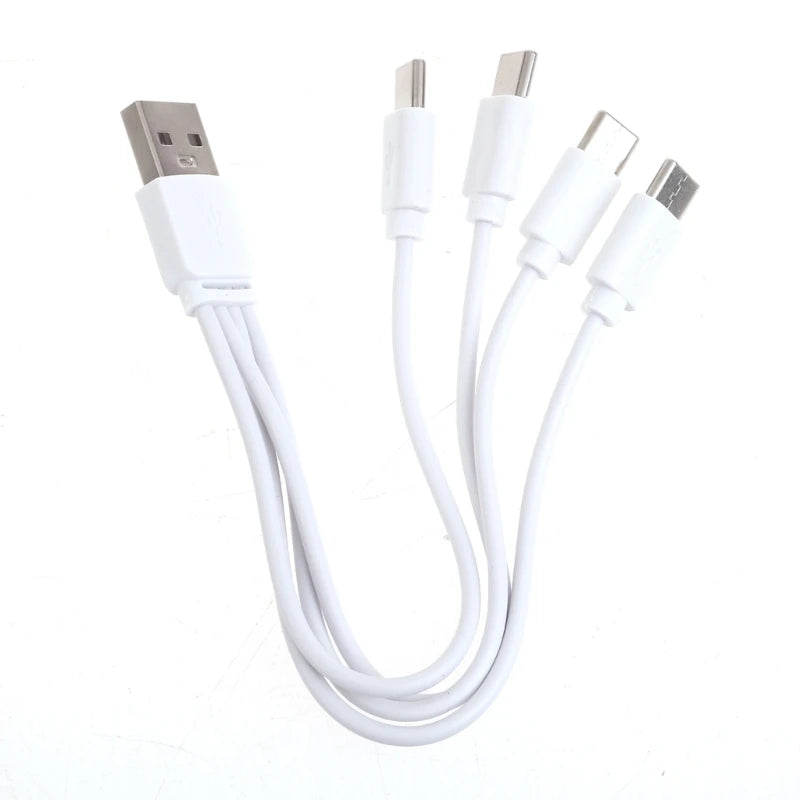 USB splitter cable, USB A male for typing, charging cable splitter male for phone