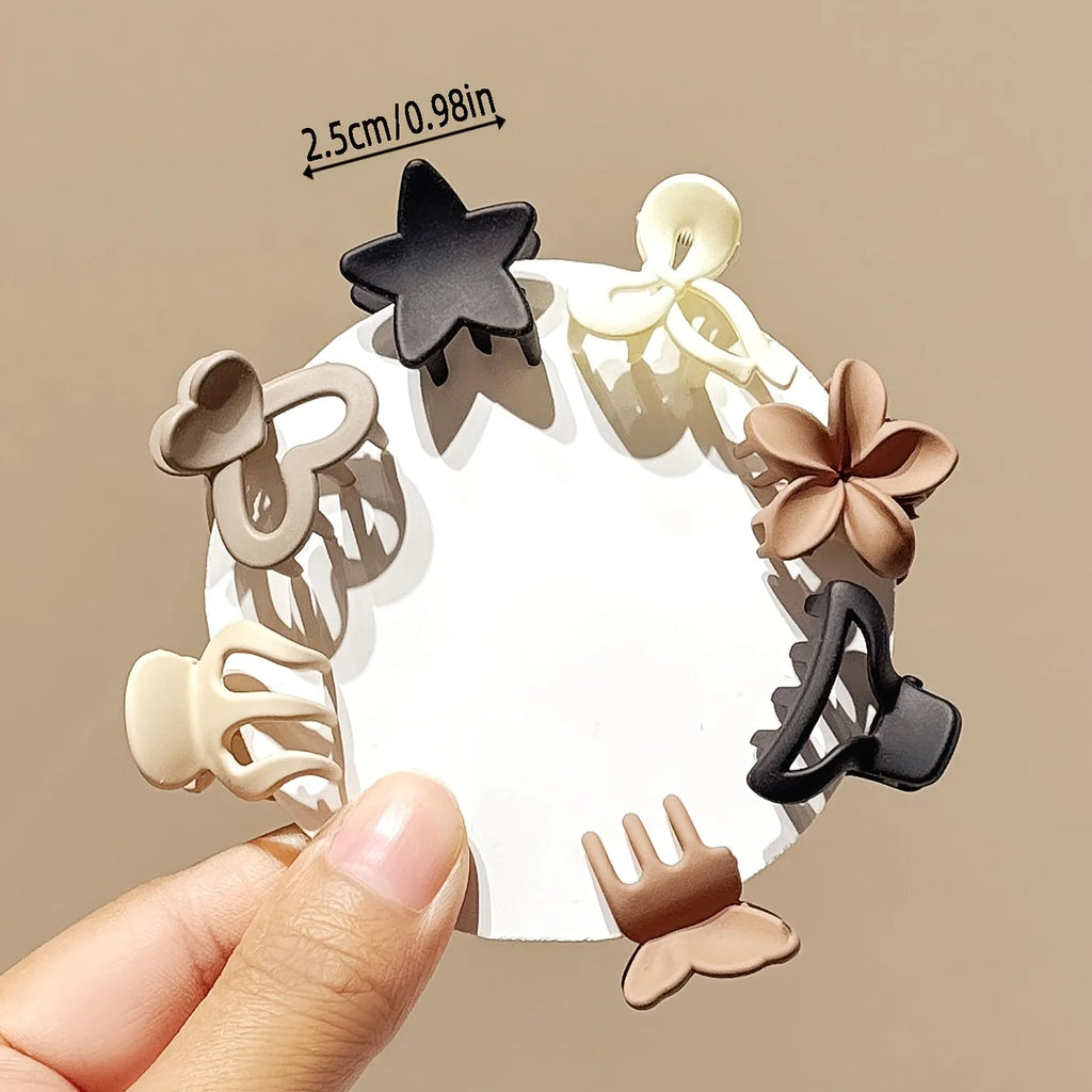 Paquete mixto de 5/10/20/30 clips pequeños beige, accesorios lindos para niñas, perfectos para uso diario, ocasiones especiales o regalos de viaje - CR mark