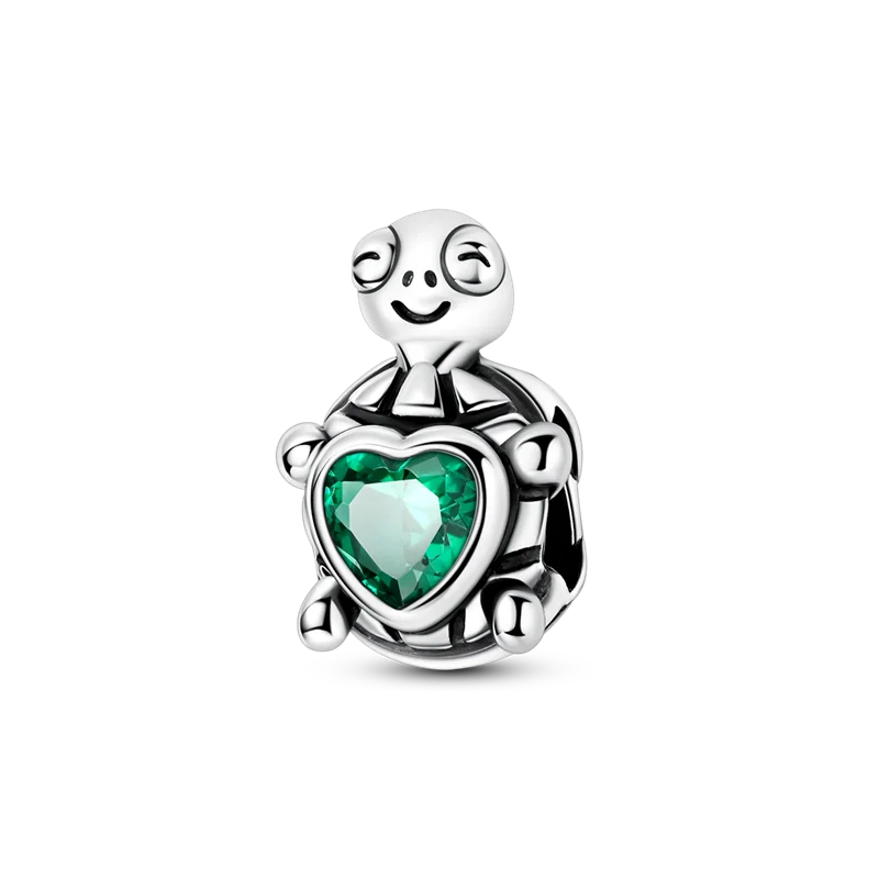 Colgante de plata de ley 925 con diseño de flor, árbol y manzana, cuentas finas DIY, compatible con pulseras de abalorios originales, joyería para mujer Diy - CR mark