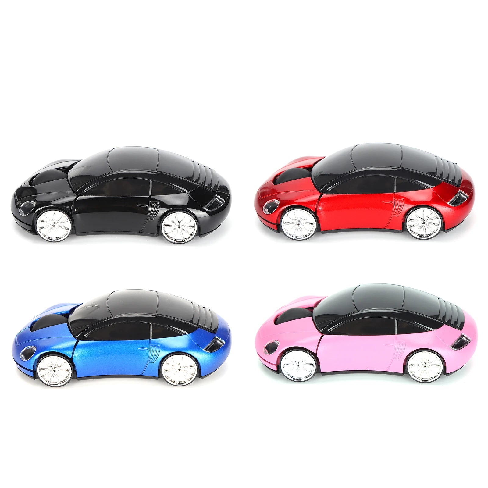 Portable Car Mouse, 2.4G Smart Wireless Car Mouse with USB Receiver for Office, Laptop, Tablet