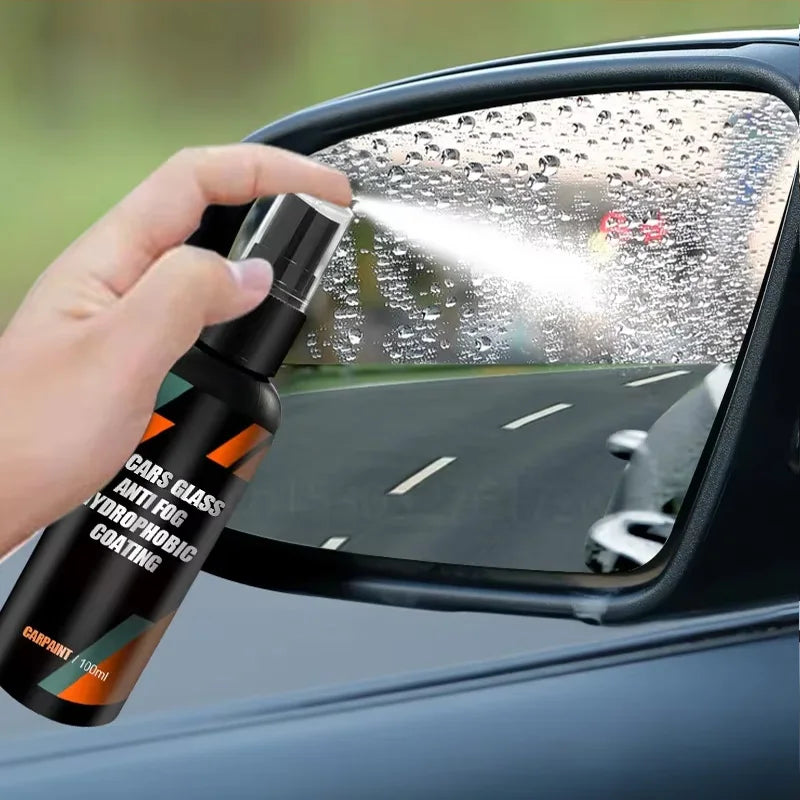 Anti-rain water spray for car windows, hydrophobic waterproofing agent, nano coating, oil film removal, automotive glass film agent
