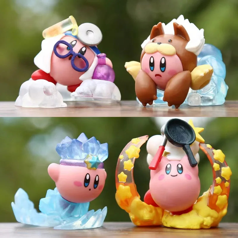 Kirby Game Action Figures Cute Cartoon Characters Desktop Ornaments Figurine PVC Model Fan Collection Fan Birthday Gift