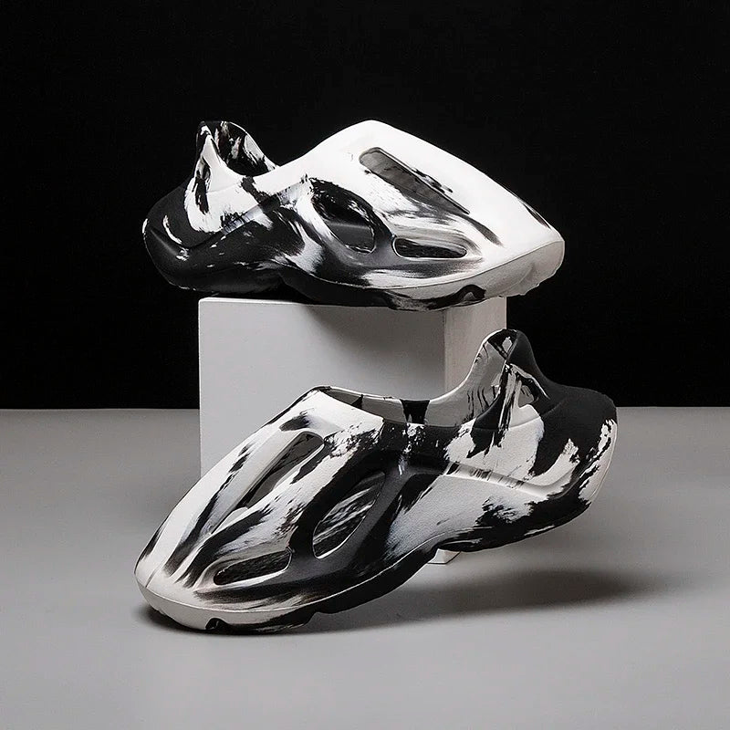 EVA sandals for adults, injection-molded casual beach shoes for men and women, soft and non-slip slippers, sizes 36-47