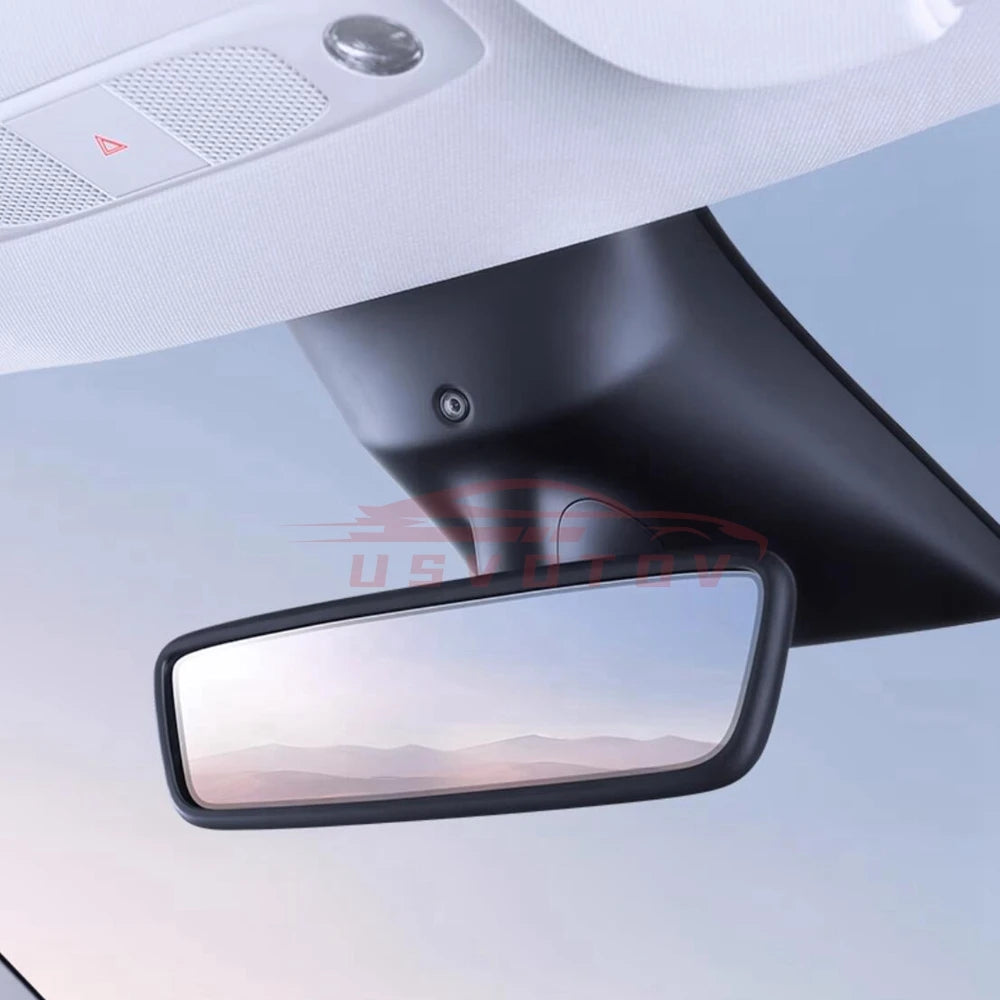 Marco Protector de espejo retrovisor para Tesla Model 3 Y S X 2026 -2019, accesorios para consola central Juniper, embellecedor de cubierta de silicona para espejo