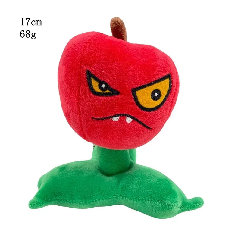 18cm Plants vs Zombies Peashooter Plush Toy Cute Snow Pea Threepeater Soft Stuffed Toys Gifts for Kids