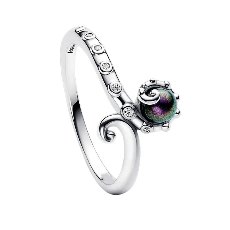 Nuevo Anillo de Plata de Ley 925, anillo atrevido de mariposa brillante para mujer, joyería - CR mark