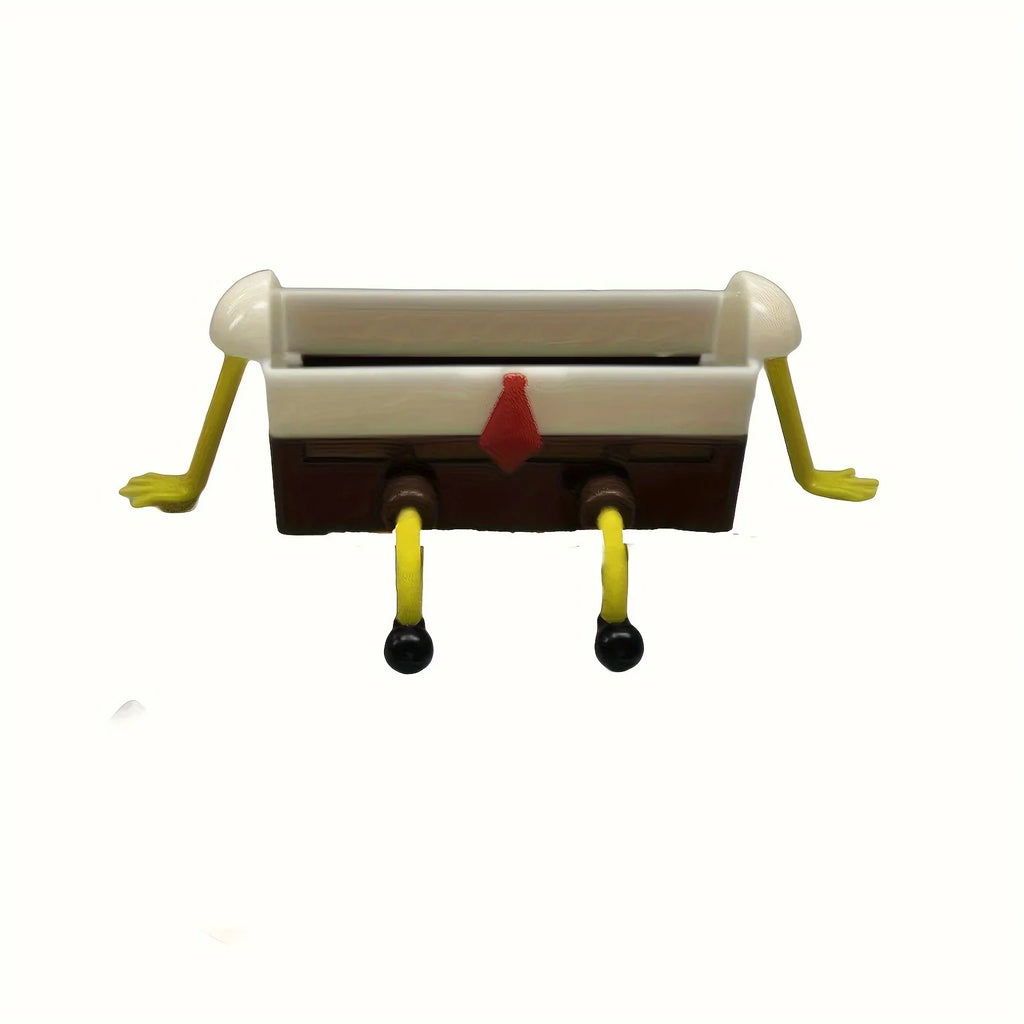 Estante de drenaje de esponja de dibujos animados, organizador de almacenamiento de ducha colgante de plástico para baño, cocina y accesorios de cafetería, 1 unidad