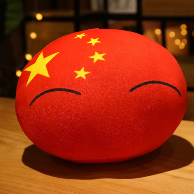 Polandball-juguetes de peluche de 10-40cm, Countryball, URSS, EE. UU., Francia, Rusia, Reino Unido, Japón, Alemania, CANANDA, Italia, muñeca Kawaii, almohada, lindo regalo para niño - CR mark