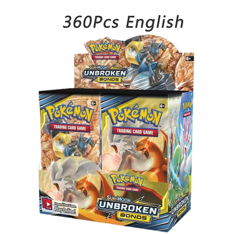 324/360 Uds versión en inglés Pokémon TCG: escarlata y violeta 151 clásicos caja de refuerzo de expansión tarjeta comercial Pokemon paquete de 36 cajas de regalo
