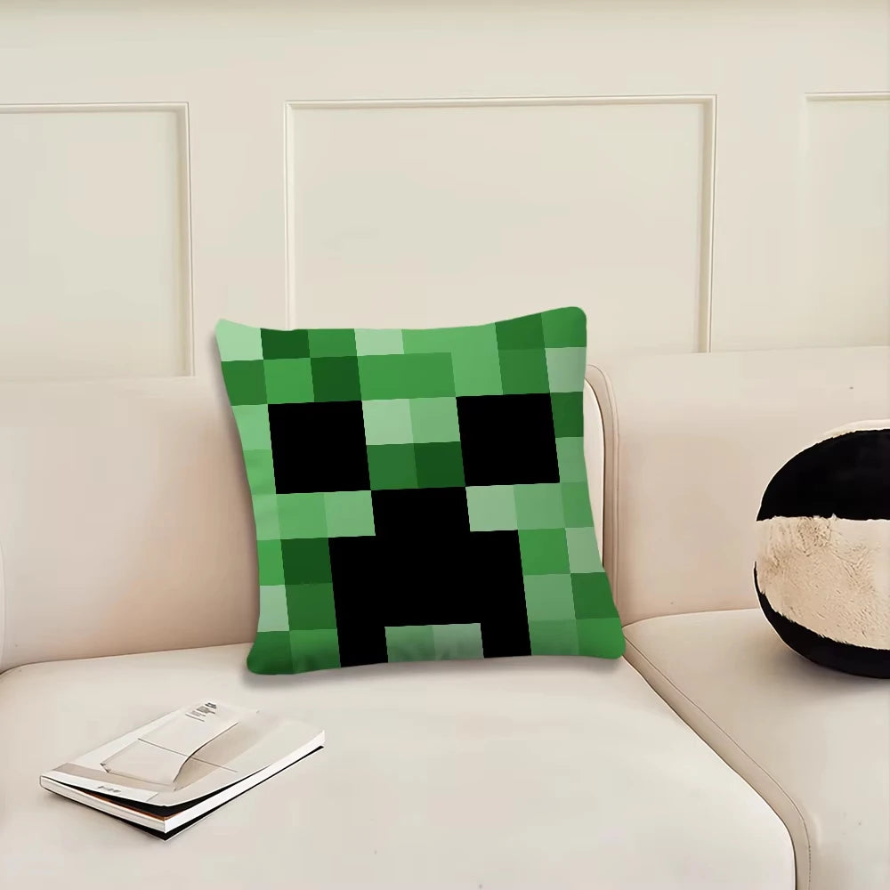 W-WWE Pillow Cover for Living Room, Double-Sided Print, Suitable for Home, Square Pillow, Bedroom and Living Room Decoration, Gift