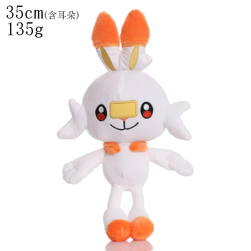 Lindo juguete de peluche de Pikachu Pokemon Charmander Squirtle Bulbasaur muñeco de peluche Eevee Scorbunny Gengar Snorlax regalos de navidad - CR mark