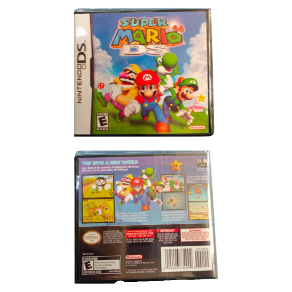 Tarjeta de juego DS NDS Mario vs. Donkey Kong 2Mario y Luigi Bowsers Inside Story Versión de EE. UU. (versión de tarjeta R4) para NDSL 2DS 3DS