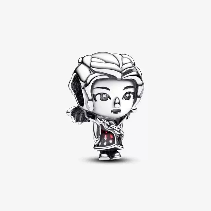 Cuentas MINISO de Plata de Ley 925 para pulseras de Potter de Harry 3mm originales 925, colgante para mujer, joyería DIY, regalos - CR mark