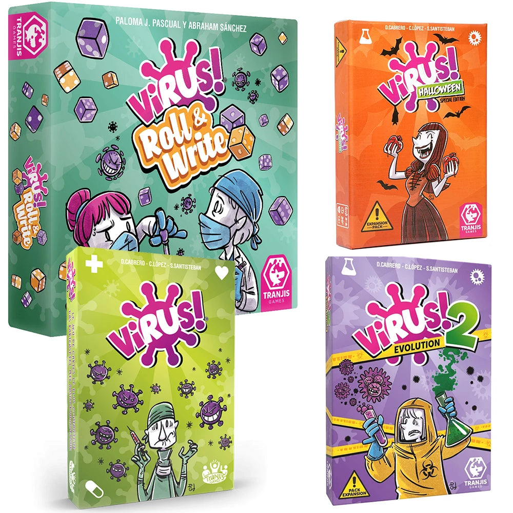 ¡Virus! - Juego de cartas - El Juego mas contagioso. Edicion Española. +8 años ¡VIRUS! 2 Evolución (Expansión) - Juego de cartas (