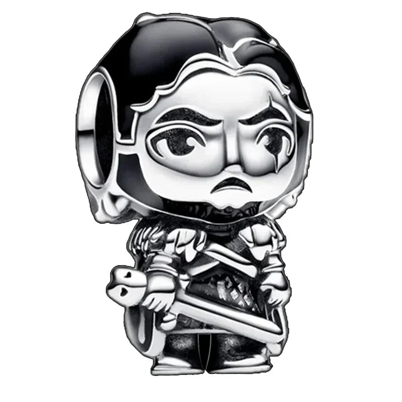 Cuentas MINISO de Plata de Ley 925 para pulseras de Potter de Harry 3mm originales 925, colgante para mujer, joyería DIY, regalos - CR mark