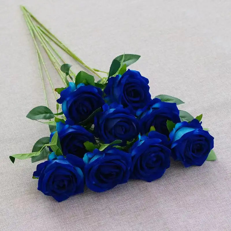 1/5/10/20 pieces artificial roses, flower branch, artificial red roses, realistic fake roses for wedding home decoration