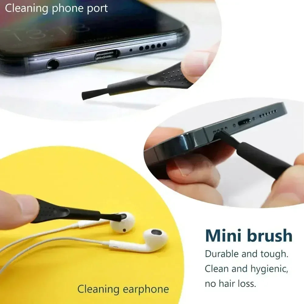 Mobile Phone Speaker Charging Port Cleaning Kit, Dust Plug for iPhone 16 15 14, Earphone Cleaning Kit, Brush for Samsung Xiaomi