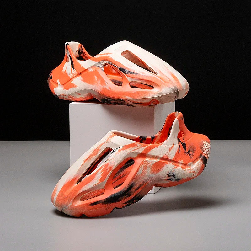 EVA sandals for adults, injection-molded casual beach shoes for men and women, soft and non-slip slippers, sizes 36-47