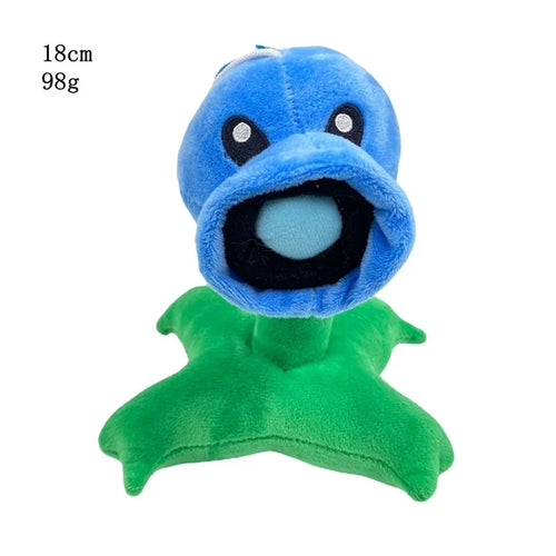 18cm Plants vs Zombies Peashooter Plush Toy Cute Snow Pea Threepeater Soft Stuffed Toys Gifts for Kids