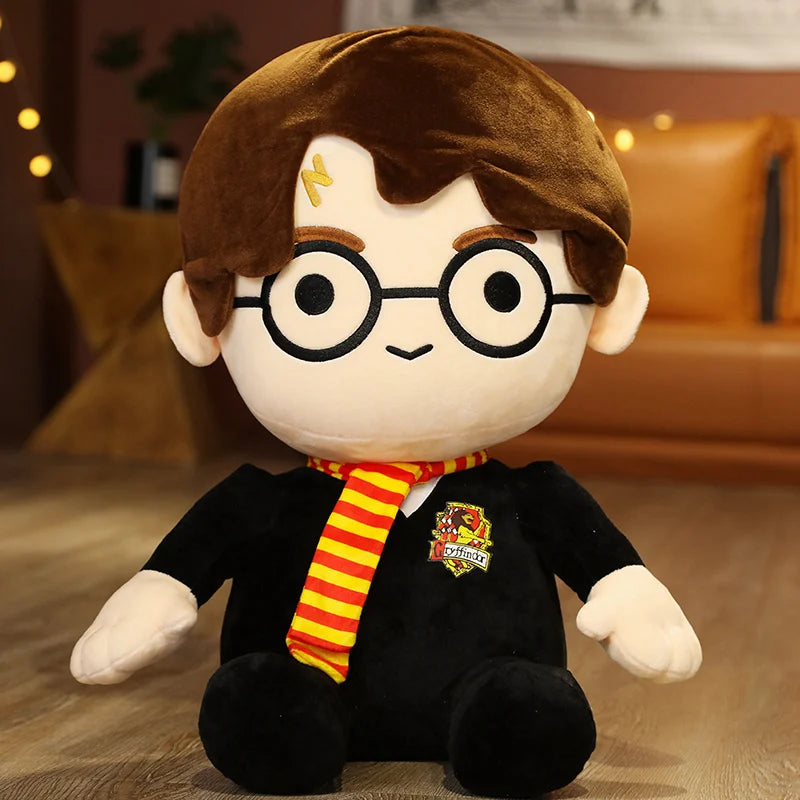 Tamaño grande encantador Harry Potter Plushies dibujos animados relleno Anime Ron Weasley juguete de peluche almohada decoración del hogar regalos de muñecas suaves - CR mark