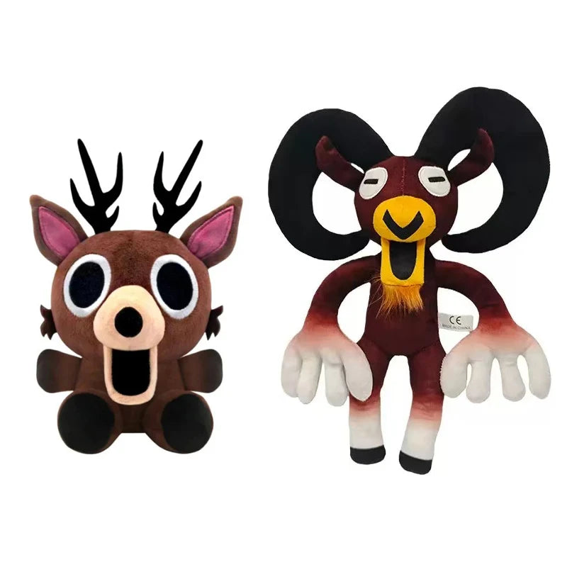 2025 New 99 Nights in the Woods Plush Game Merchandise Brown Stand and Sit Moose Deer White Owl Stuffed Doll Pillow for Boy Gifts