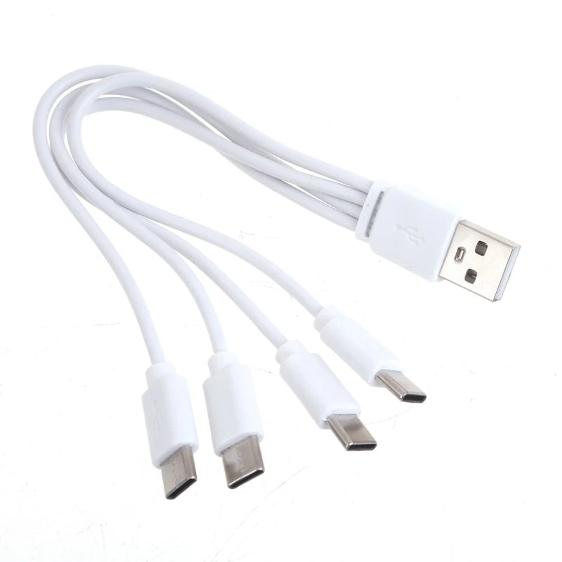 USB splitter cable, USB A male for typing, charging cable splitter male for phone