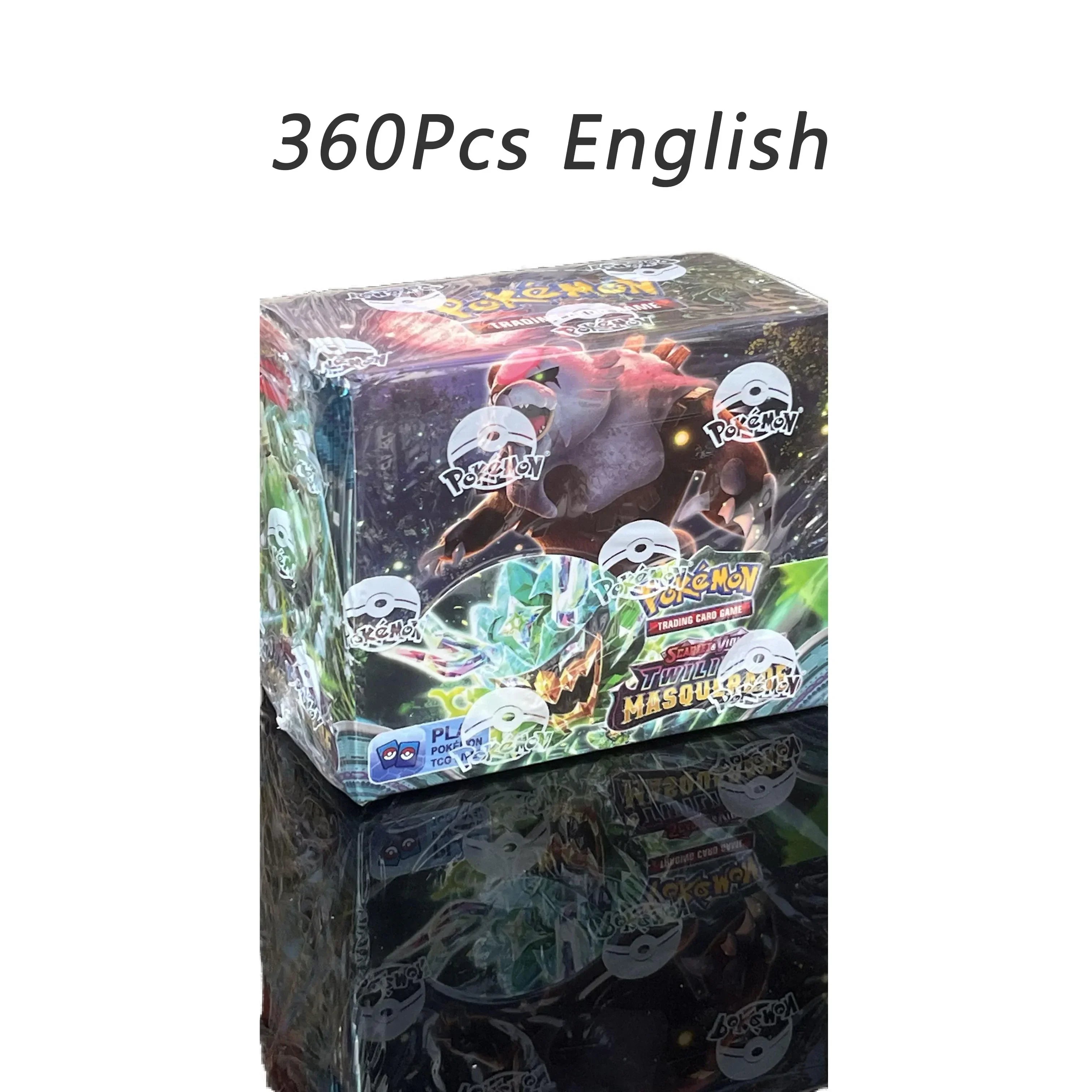 324/360 Uds versión en inglés Pokémon TCG: escarlata y violeta 151 clásicos caja de refuerzo de expansión tarjeta comercial Pokemon paquete de 36 cajas de regalo