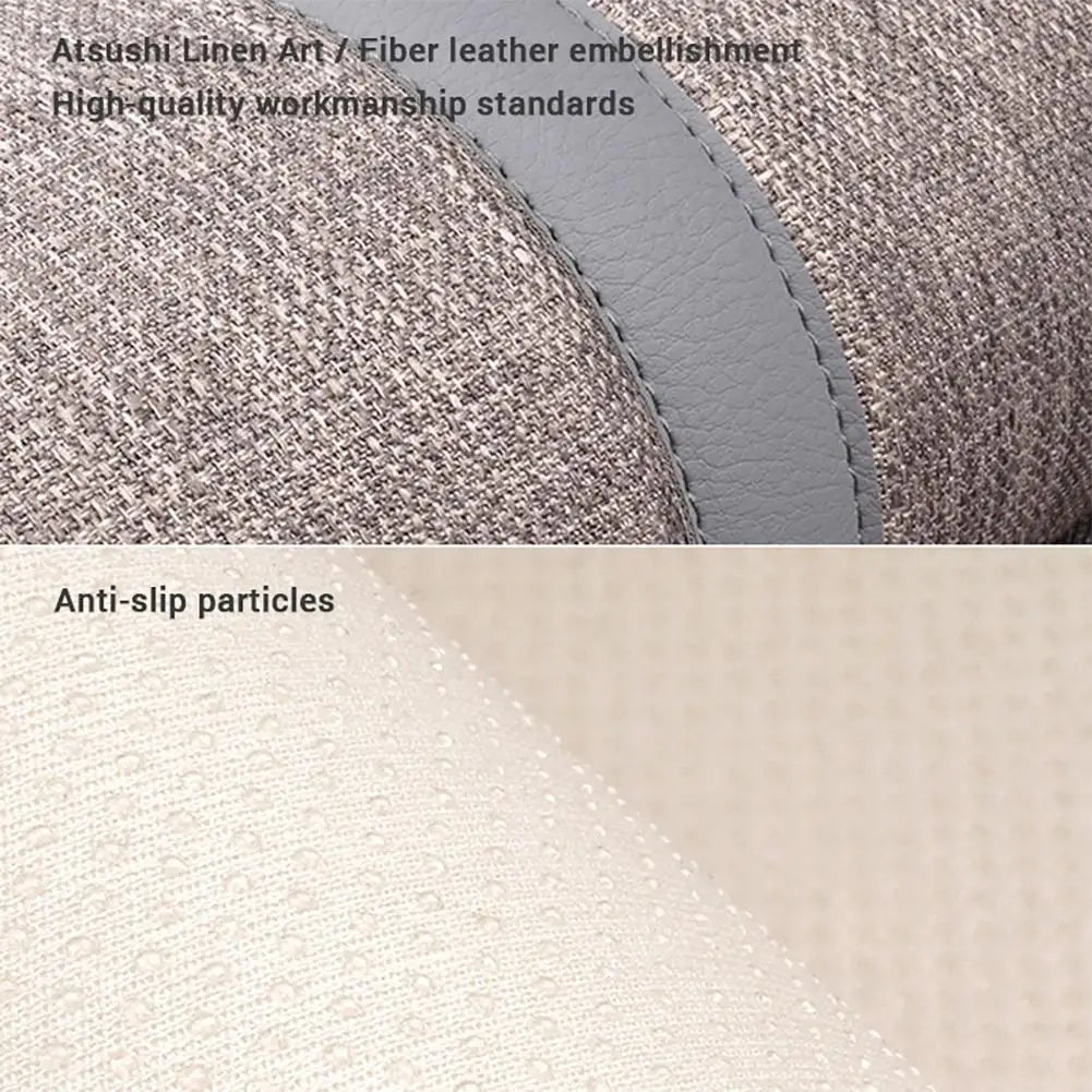 1 pc. Breathable Linen Car Seat Cover, Universal Four Season Front Protective Covers, Interior Protection, Chair Seat Cushion, Car Tools