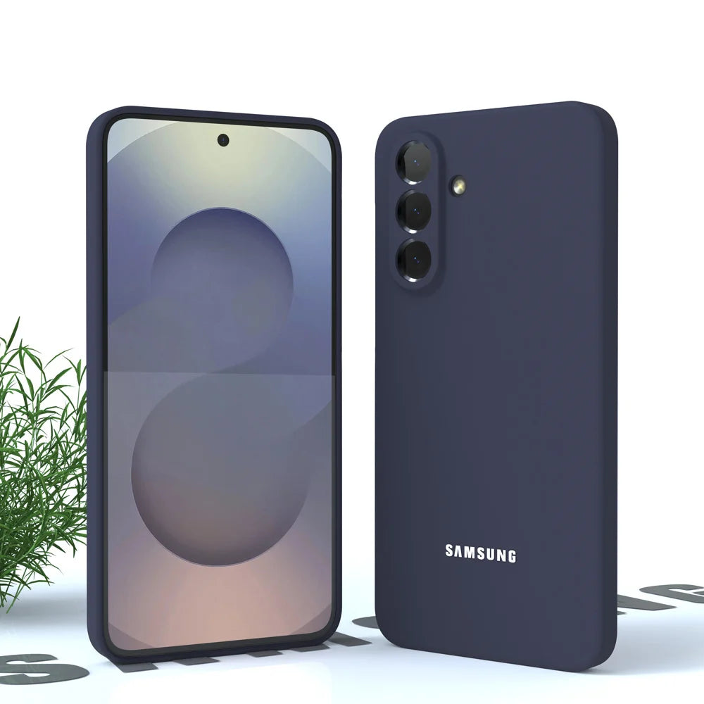 For Samsung Galaxy A56 A36 A16 A55 A35 A15 A54 A34 S25 S24 S23 Soft Liquid Silicone Case Ultra Thin Shockproof Back Cover for Phone