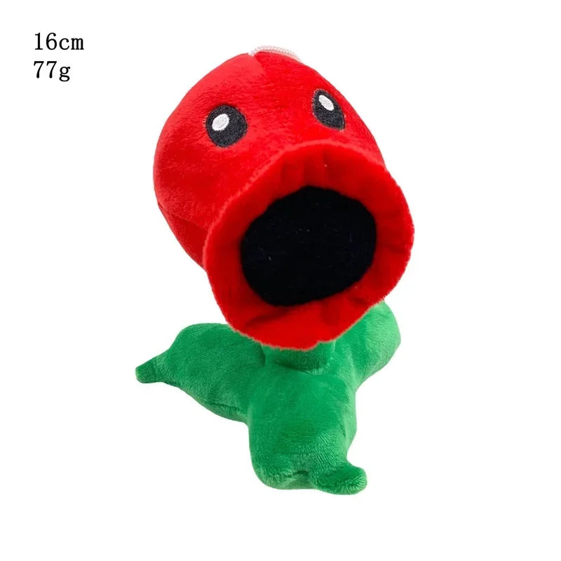 18cm Plants vs Zombies Peashooter Plush Toy Cute Snow Pea Threepeater Soft Stuffed Toys Gifts for Kids