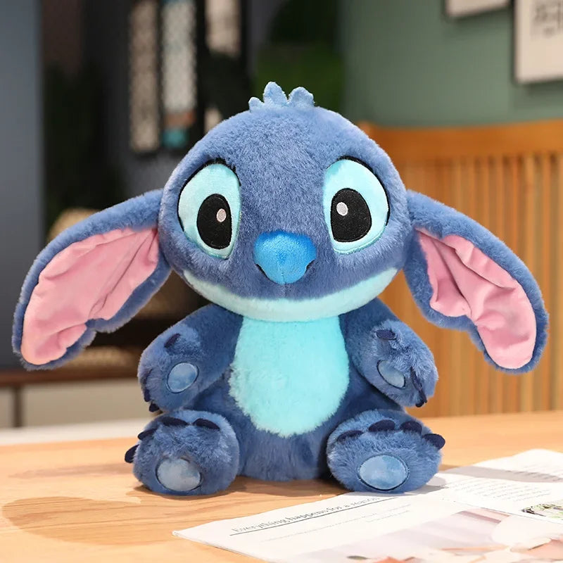 Suave Disney Lilo y Stitch relleno punto juguete de peluche encantador punto Navidad almohada suave Ángel Plushie regalo de Navidad niña - CR mark