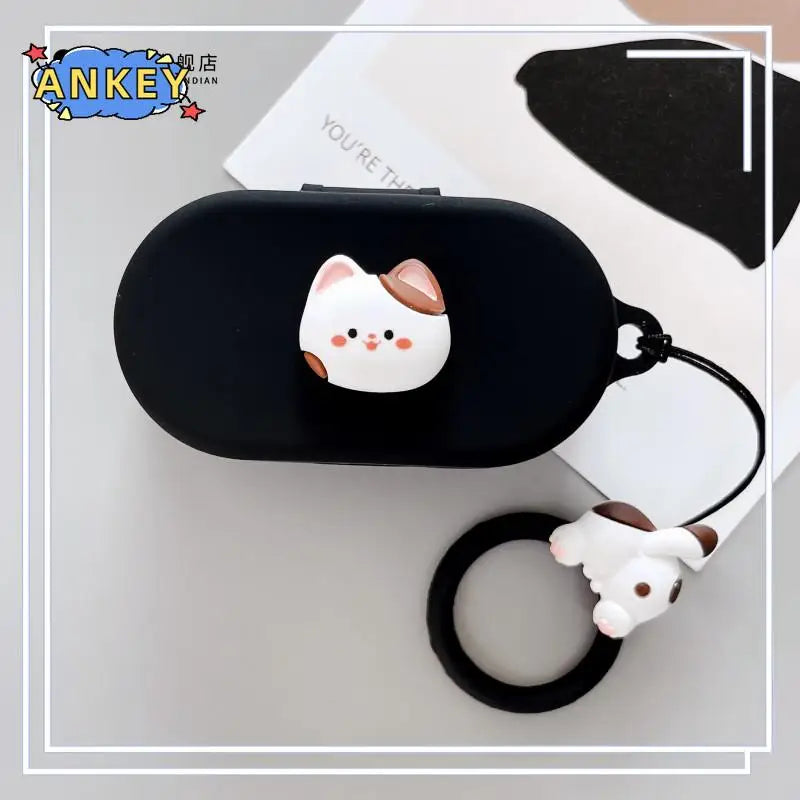 Silicone protective case for OPPO Enco Buds2 Pro, cute cartoon Bluetooth earphone case, portable