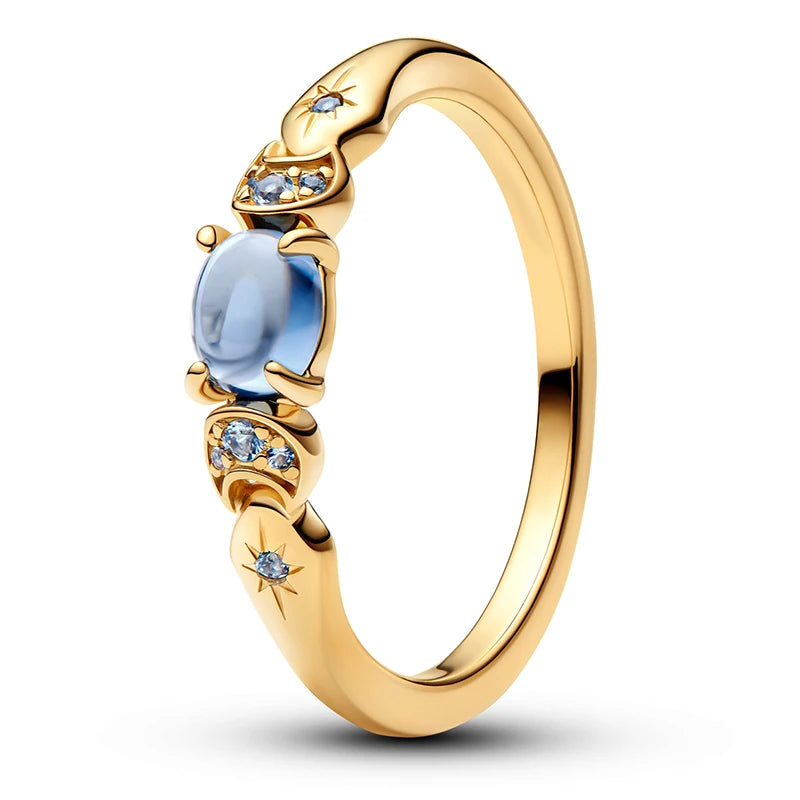 Nuevo Anillo de Plata de Ley 925, anillo atrevido de mariposa brillante para mujer, joyería - CR mark