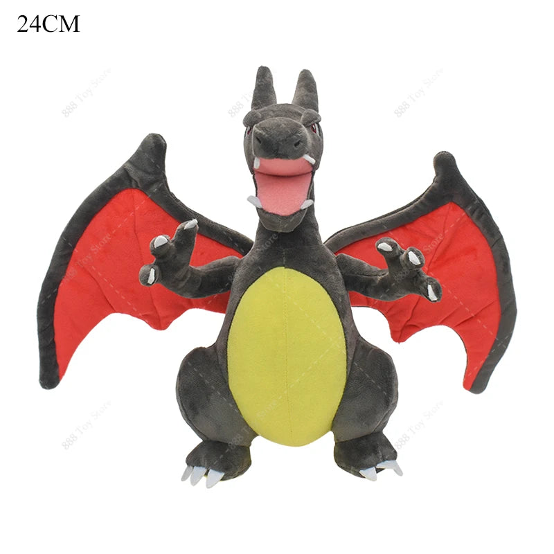 Anime brillante Charizard Peluche Pokemon juguetes lindo Mega evolución X Charizard Articuno Lucario Peluche niños regalos de navidad