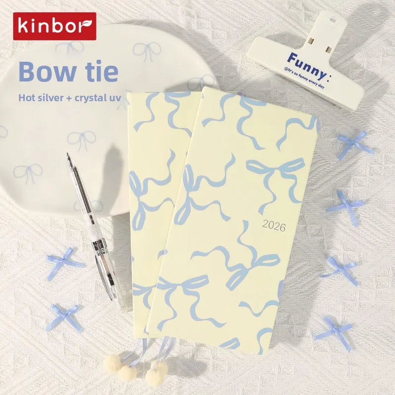 Kinbor 2026 Pocket Weekly Planner Notebook Limited Edition Weekly Diary Notebook Monthly Yearly Planning Book Travel Record
