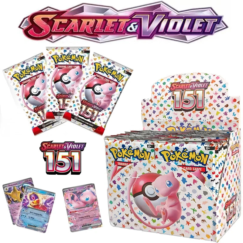 324/360 Units English Version Pokémon TCG: Scarlet &amp; Violet 151 Classics Booster Box Expansion Trading Card Pokemon Pack of 36 Gift Boxes