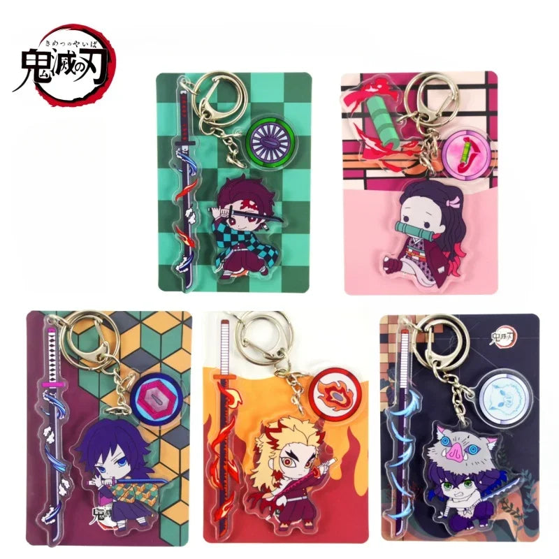 New Demon Slayer Acrylic Decoration Anime Tanjirou Nezuko Badge Cosplay Party Gift Fan Gift
