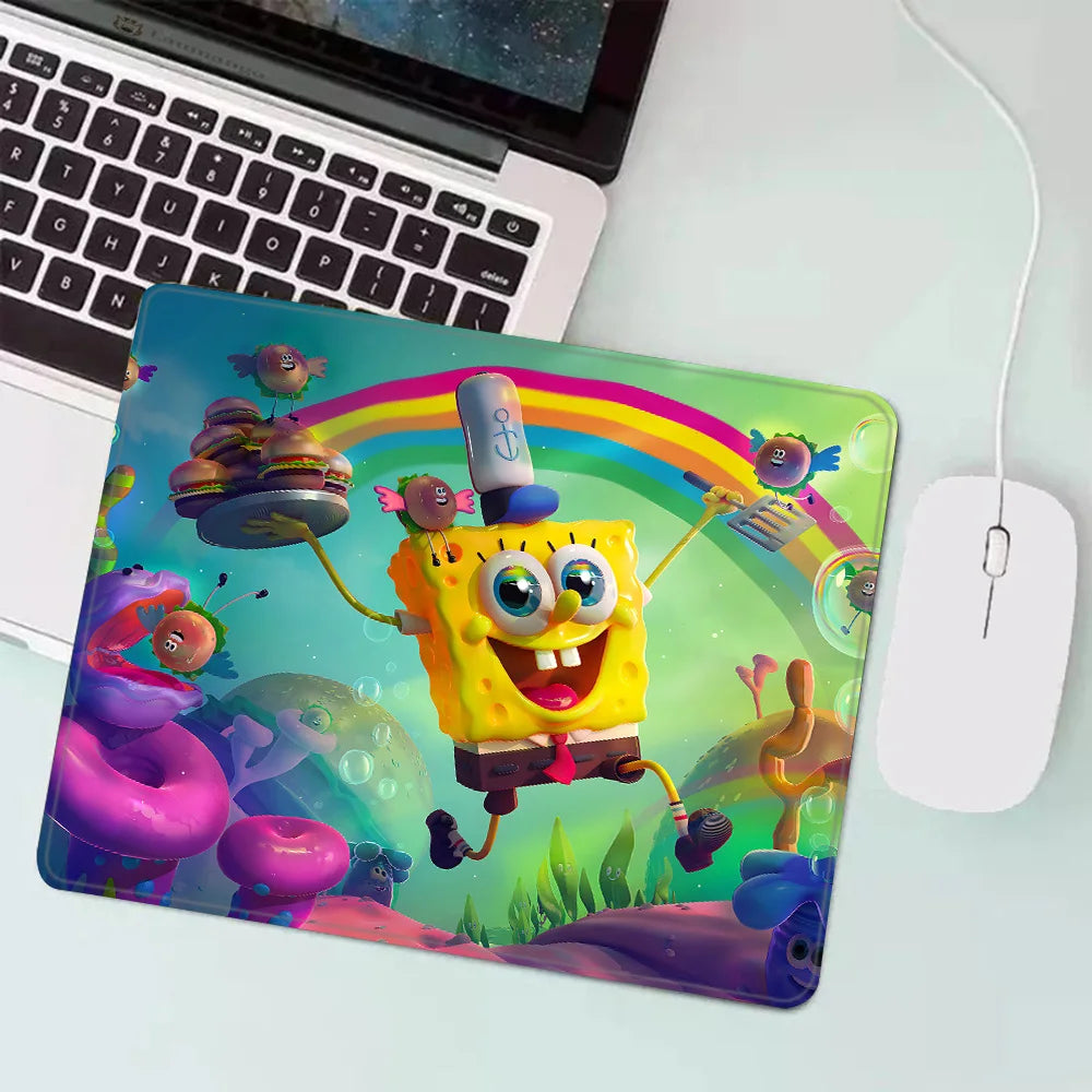 Spongebobs XS Gaming Mouse Pad, Small PC Mouse Pad, Desk Decoration, Office Mouse Pad, Desk Mat