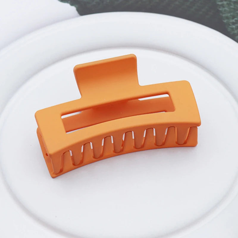 Korean plastic hair clips for women and girls, hairpins, large hair clip, crab barrette, fashion ornament, hair accessories