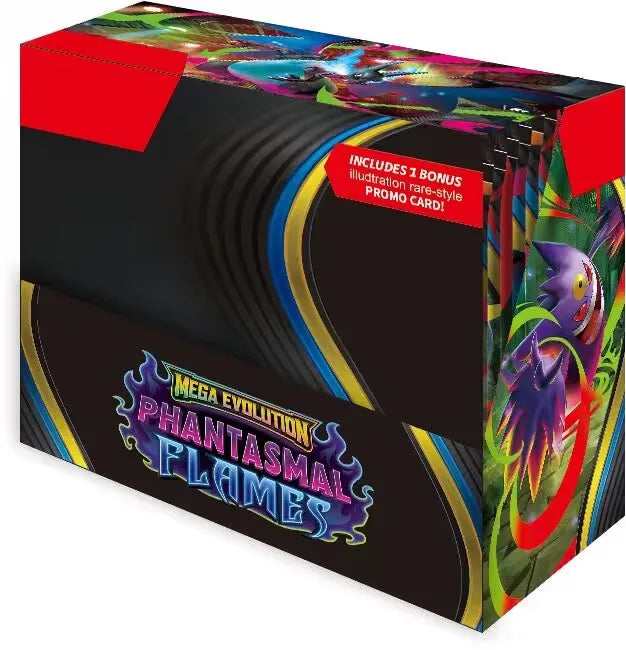 2026 360 unids/set tarjeta Pokemoned MEGA EVOLUTION pregrupo SCARLET & VIOLE 151 PHANTASMA FLAMES Prismático inglés Booster tarjeta de batalla
