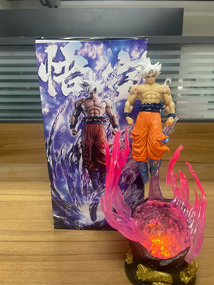 2025 nuevo Dragon Ball Son Goku 25cm figura Ultra Instinct Super Saiyan estatuilla estatua de Pvc modelo ornamento colección regalo