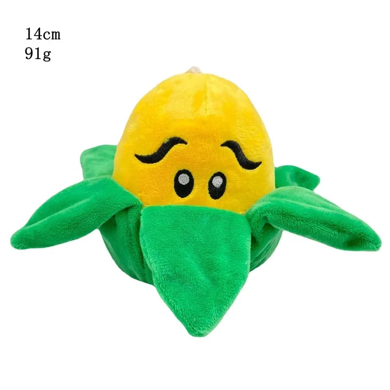 18cm Plants vs Zombies Peashooter Plush Toy Cute Snow Pea Threepeater Soft Stuffed Toys Gifts for Kids