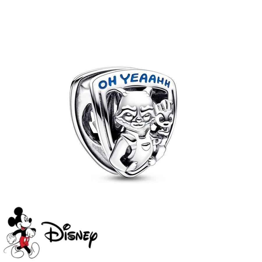 New DIY Jewelry Charms from the Disney Marvel Universe, Spider-Man Gifts, Captain America Pendant Charms, Compatible with Original Silver Bracelets and Necklaces