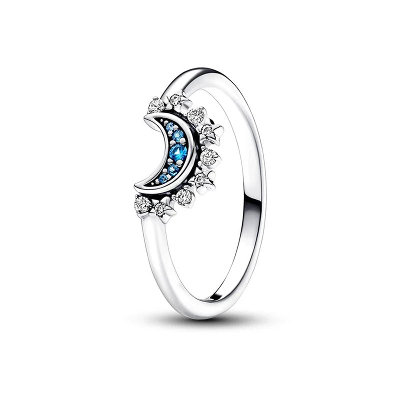 Nuevo Anillo de Plata de Ley 925, anillo atrevido de mariposa brillante para mujer, joyería - CR mark