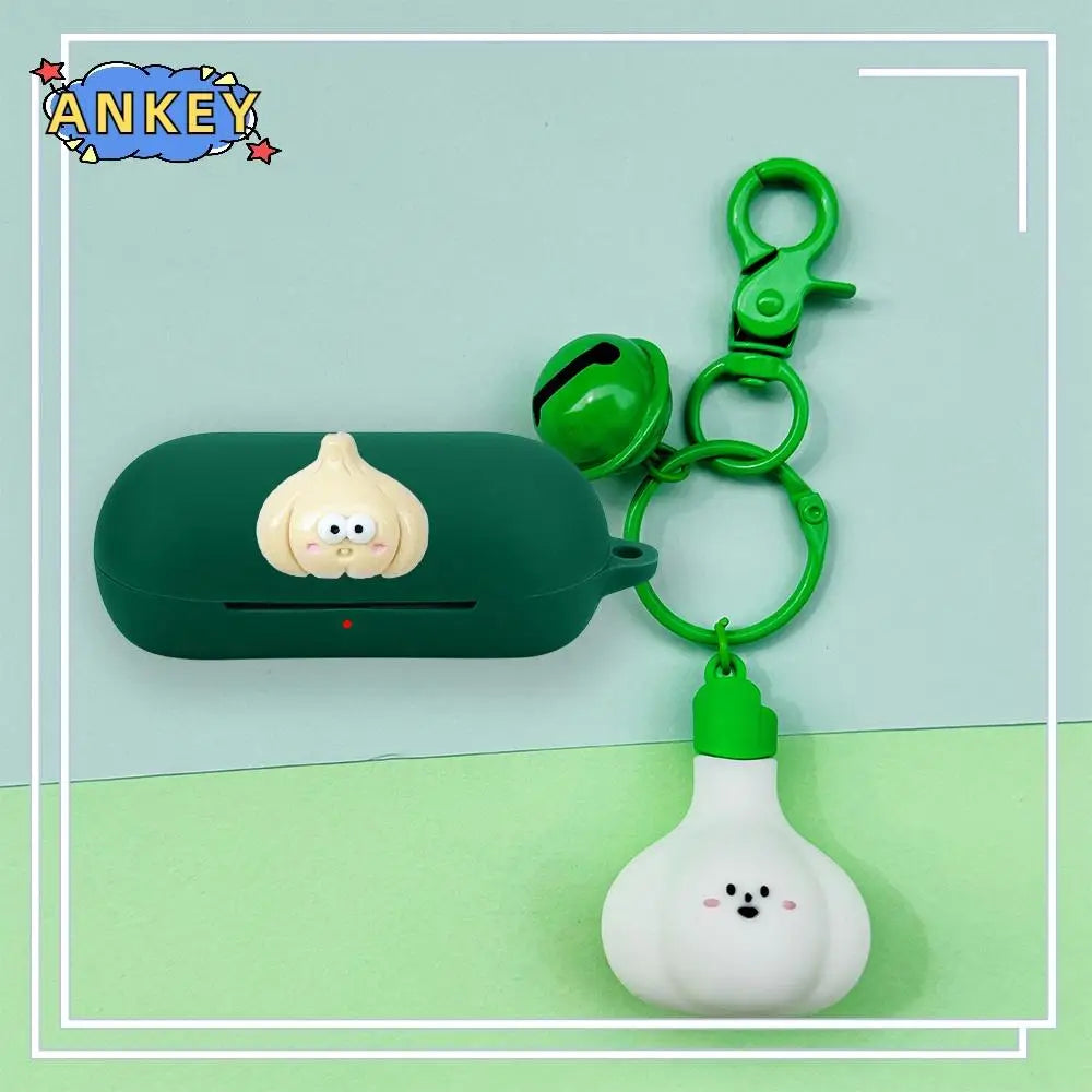 Silicone case for OPPO Enco Buds2 Pro, cute panda earphone case, soft protective cover, leather with pendant