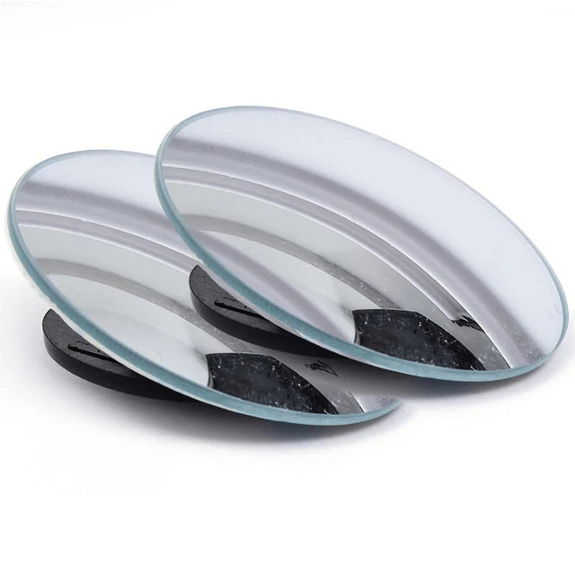 Car Blind Spot Rearview Mirror, Small Round 360 Degree Adjustable Mirror, Convex Reversing Aid