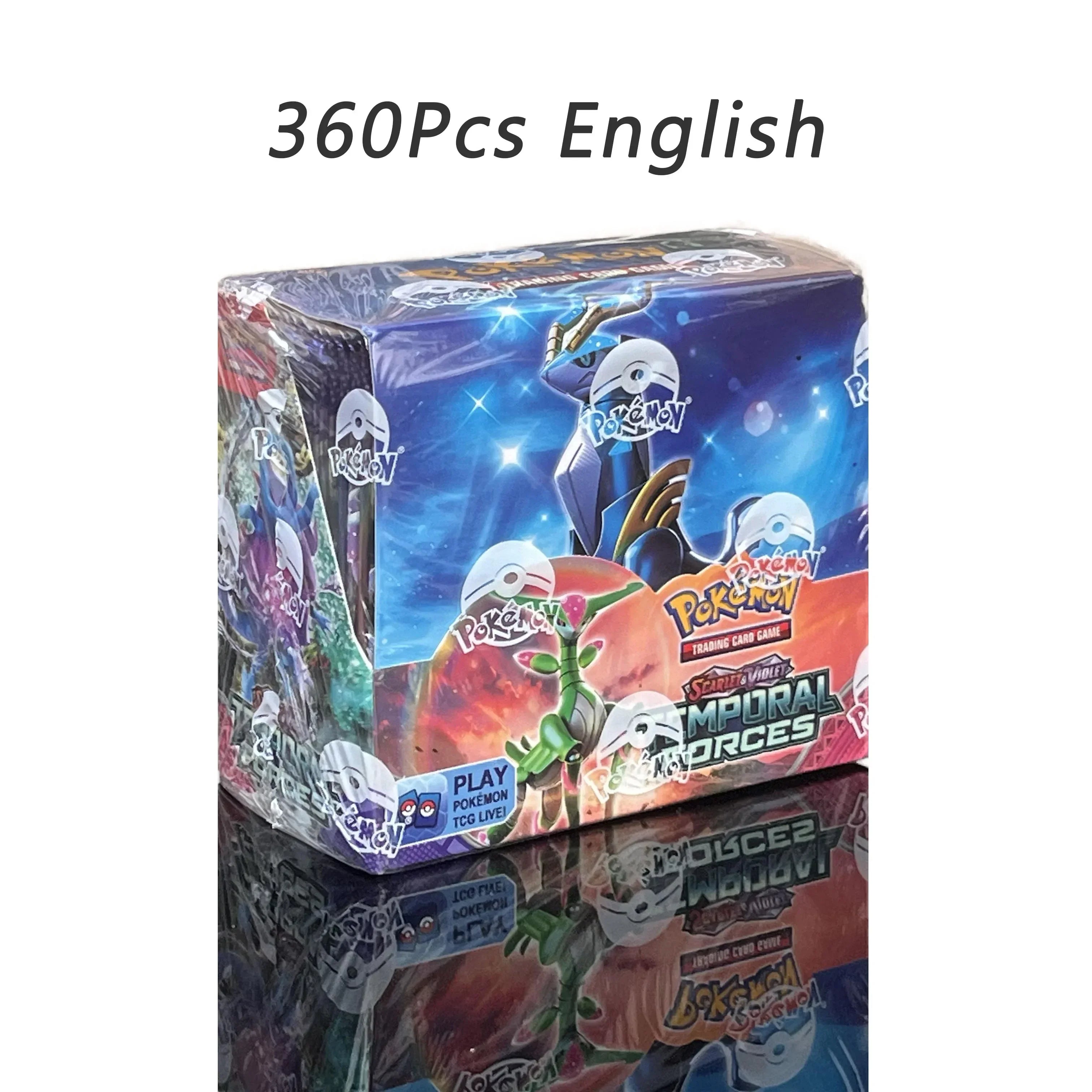324/360 Uds versión en inglés Pokémon TCG: escarlata y violeta 151 clásicos caja de refuerzo de expansión tarjeta comercial Pokemon paquete de 36 cajas de regalo