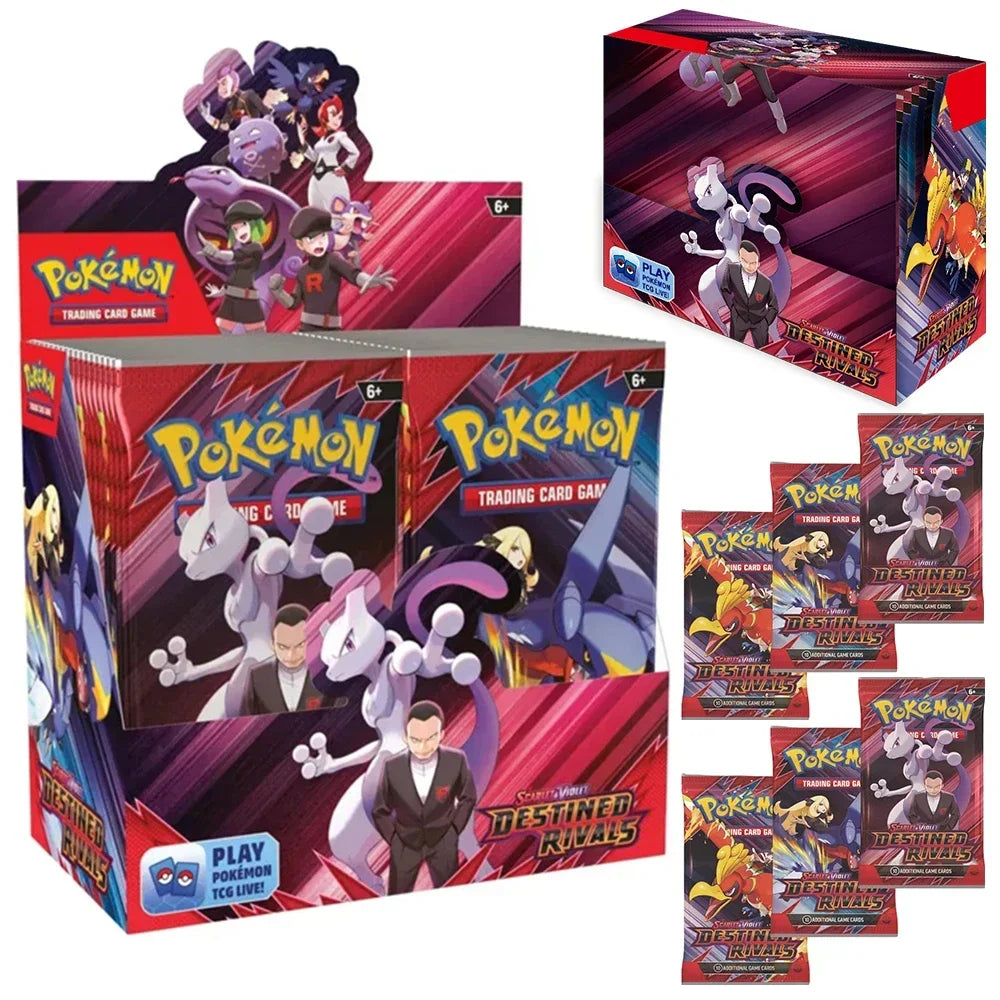 2026 360 unids/set tarjeta Pokemoned MEGA EVOLUTION pregrupo SCARLET & VIOLE 151 PHANTASMA FLAMES Prismático inglés Booster tarjeta de batalla