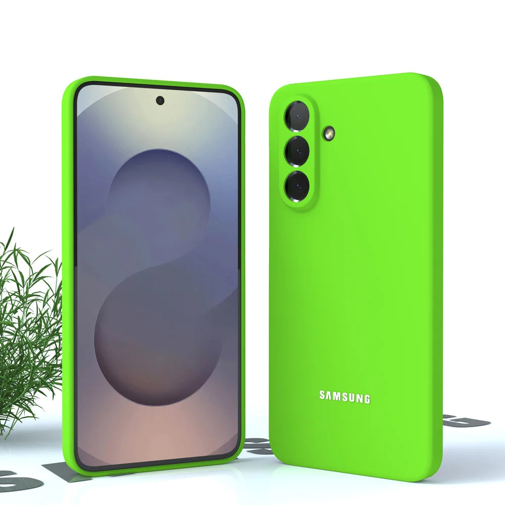 For Samsung Galaxy A56 A36 A16 A55 A35 A15 A54 A34 S25 S24 S23 Soft Liquid Silicone Case Ultra Thin Shockproof Back Cover for Phone