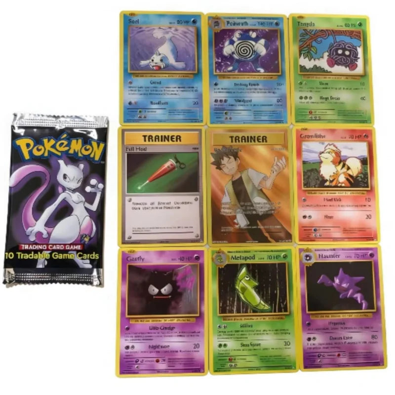 Tarjetas de Pokémon PKM, juego completo de lámina, 36 paquetes, edición 1ST, tarjeta proxy PTCG, tarjeta de refuerzo de Base clásica, tarjeta de Venusaur Pikachu, juguetes, regalos